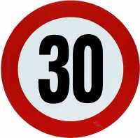 30er Schild