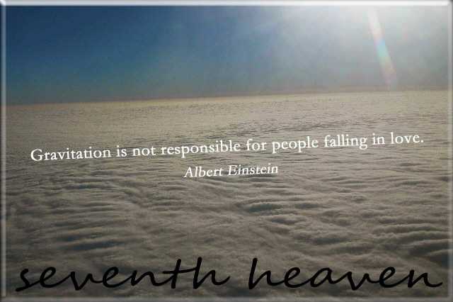 Gravitation is not responsible for people falling in love.